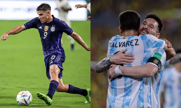 Julian Alvarez was a starter for Argentina and scored a great goal against Jamaica and sent an important message to Lionel Messi.