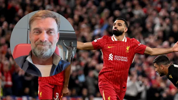 Jurgen Klopp and Salah. Photo: Jurgen Klopp and Salah networks.