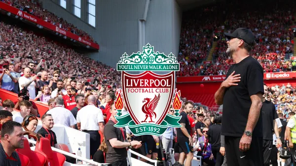 Jurgen Klopp says goodbye to Liverpool at Anfield with lots of emotions.