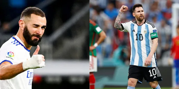 Karim Benzema sent a harsh message to the critics of Lionel Messi