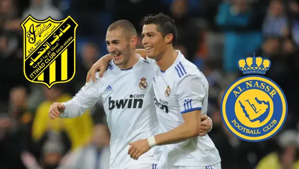 Karim Benzema y Cr7. Photo. 90min.com