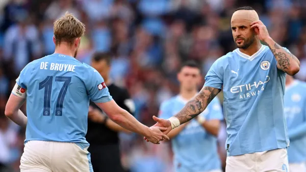 Kevin De Bruyne is praised by the Man City team, including Kyle Walker.