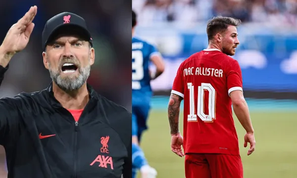 Klopp's reaction to Mac Allister's true position