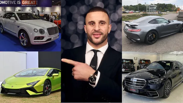 Kyle Walker's car collection is one of the more impressive in the Man City squad.