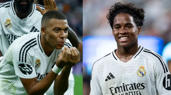 Kylian Mbappe and Endrick: PHOTO: Marca