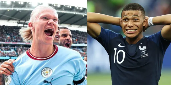 Kylian Mbappe has been surpassed by Erling Haaland.