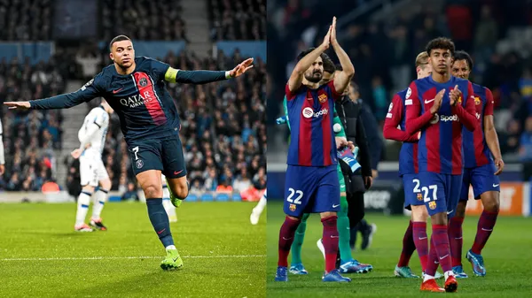 Kylian Mbappé might already have an advantage against FC Barcelona in the Champions League next week.