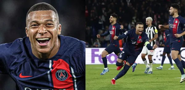 Kylian Mbappé scored the 1-1 tonight, however, it was controversial.