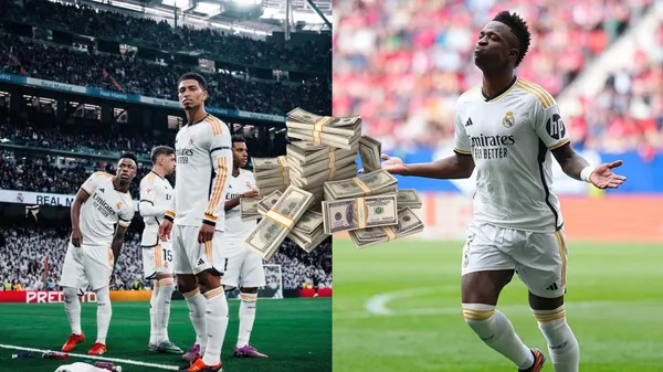 La Liga's top five most valuable players are all Real Madrid players.