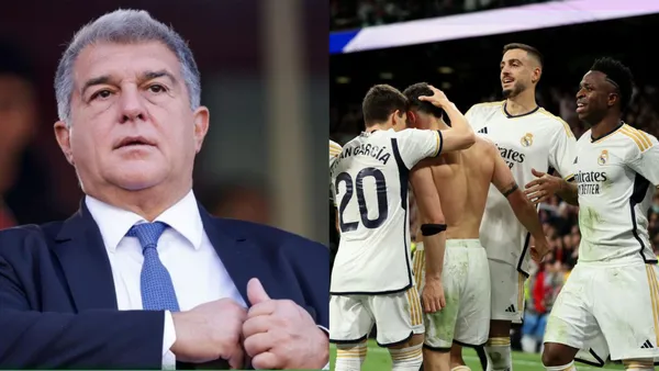 Laporta looks to take down Real Madrid after their controversial win this past weekend.