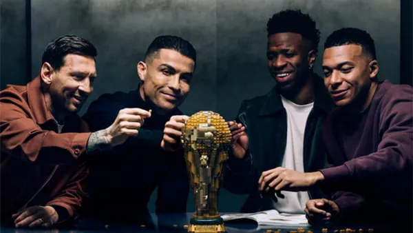 LEGO presents its new collection featuring football superstars / Credit: LEGO