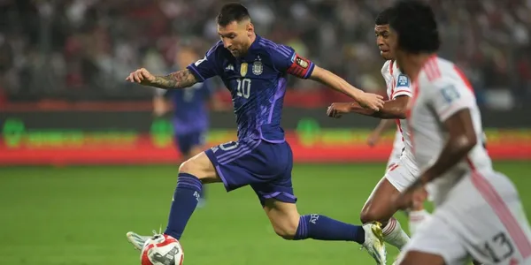 Leo was able to score a hat-trick against Peru, but technology took away the possibility of celebrating in triplicate.