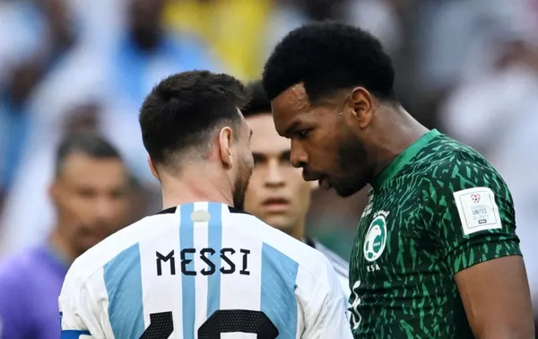 Leo was harmed in the first match of the Albiceleste against Saudi Arabia