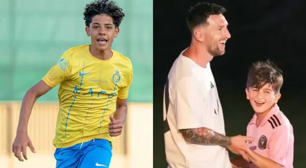 Like Cristiano Ronaldo Jr, Thiago Messi is a new champion with Inter Miami!