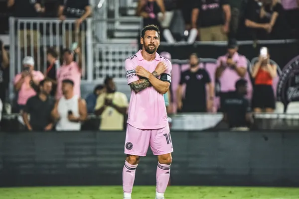 Lionel celebrated by impersonating Thor and Black Panther at Inter Miami.