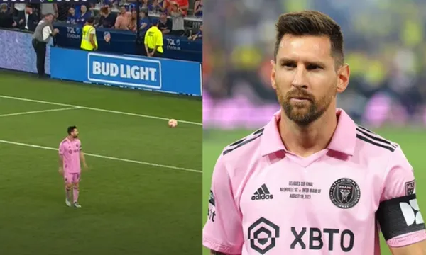 Lionel Messi and his actions after Cincinnati fans boed him