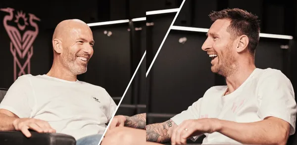 Lionel Messi and his interview with Zidane is a total success.