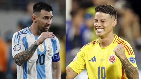 Lionel Messi and James Rodríguez / Photo: El Universo