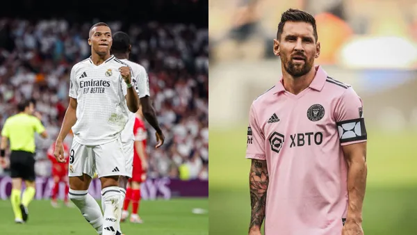 Lionel Messi and Kylian Mbappé