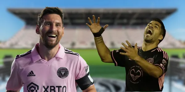 Lionel Messi and Luis Suárez