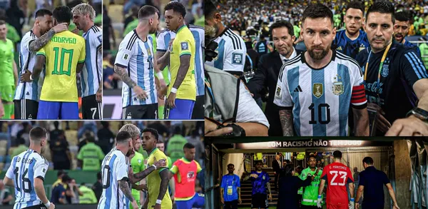 Lionel Messi and Rodrygo Goes' discussion got really heated.