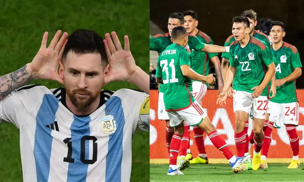 Lionel Messi and the only Mexican player he considers; even gave him a gift