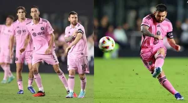 Lionel Messi came close to scoring a great goal from a free kick against Real Salt Lake.