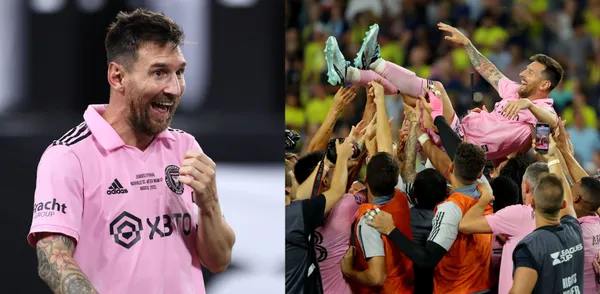 Lionel Messi finally won the Leagues Cup!