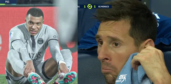 Lionel Messi got some bad news from Mbappe