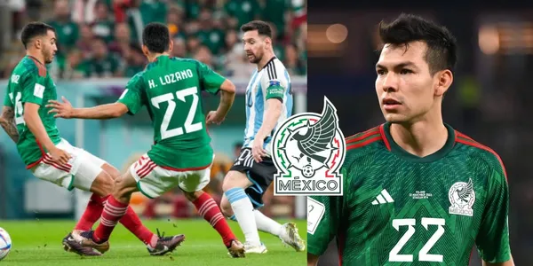 Lionel Messi had a surprising gesture with Hirving Lozano after the game