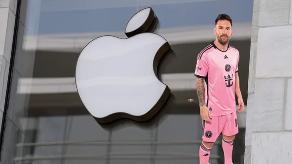 Lionel Messi has impressed Apple with the numbers he has pulled since arriving in the United States.