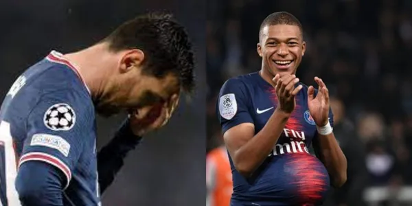 Lionel Messi has received two hard blows that in this way make Kylian Mbappé happy