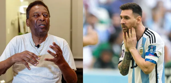 Lionel Messi is being criticized for his message to Pelé.