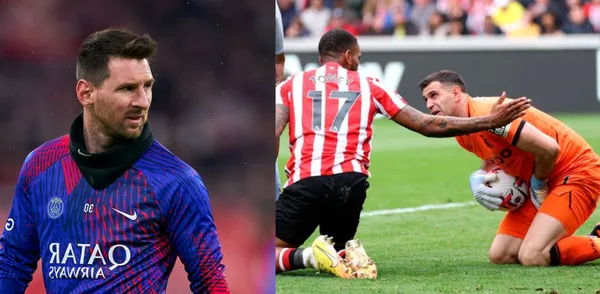 Lionel Messi is not getting good news from his friend.