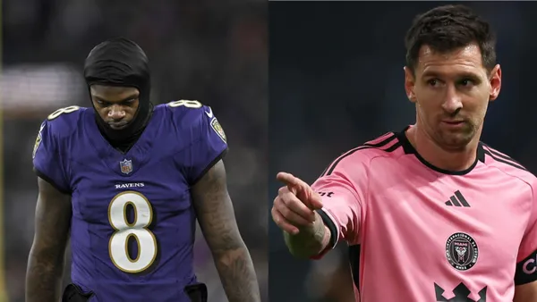 Lionel Messi is paid more than Baltimore Raven quarterback Lamar Jackson.