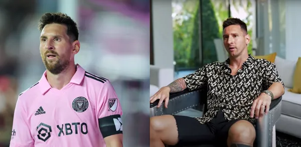 Lionel Messi is sure about the best player he has ever seen.