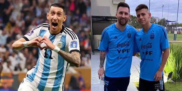 Lionel Messi just found out about his news from Angel Di Maria.