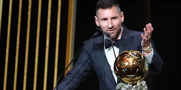 Lionel Messi made history after winning the Ballon d' Or