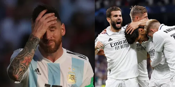 Lionel Messi once again showed this player what was coming.