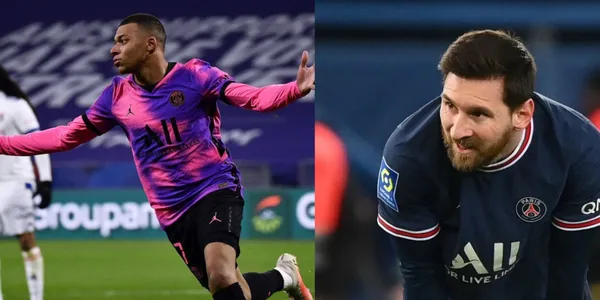 Lionel Messi reacted in a special way to Mbappe's great goal.