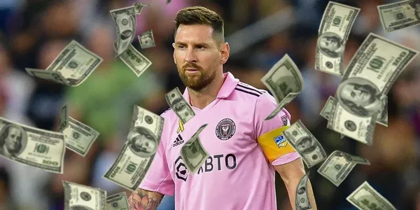 Lionel Messi receives a great salary, but for some big businessmen it is a handout.