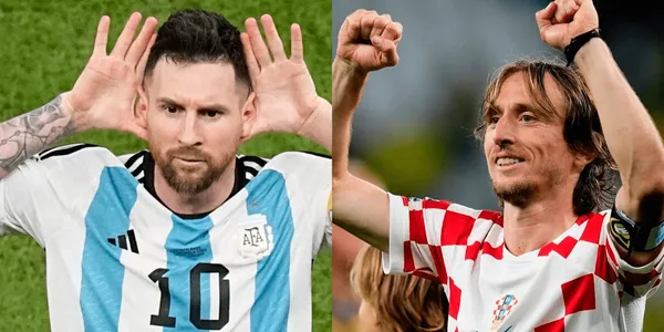 Lionel Messi stepped on it but this is what Luka Modric did when he received the Mexican national team's jersey