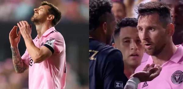 Lionel Messi was mad after conceding against Inter Miami.