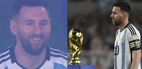 Lionel Messi was very emotional on his return to Argentina.