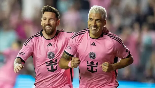 Lionel Messi y Luis Suárez