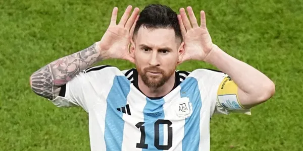 Lionel Messi's celebration is still remembered in the Netherlands