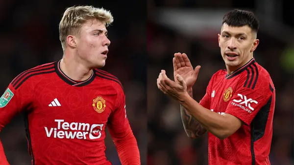 Lisandro Martinez received an impressive message from his teammate Rasmus Hojlund at Man United.