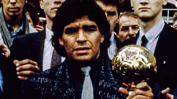Little is said about the Golden Ball that Diego Maradona won in 1986 and that was stolen from him.
