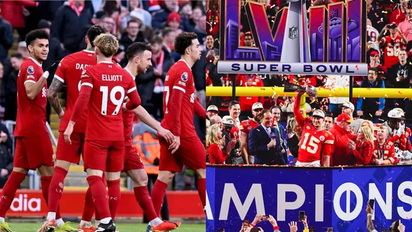 Liverpool and Kansas City Chiefs share similar success at the same time.