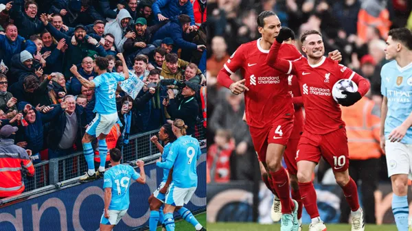 Liverpool and Manchester City drew 1-1 at Anfield thanks to goals by Stones and Mac Allister.